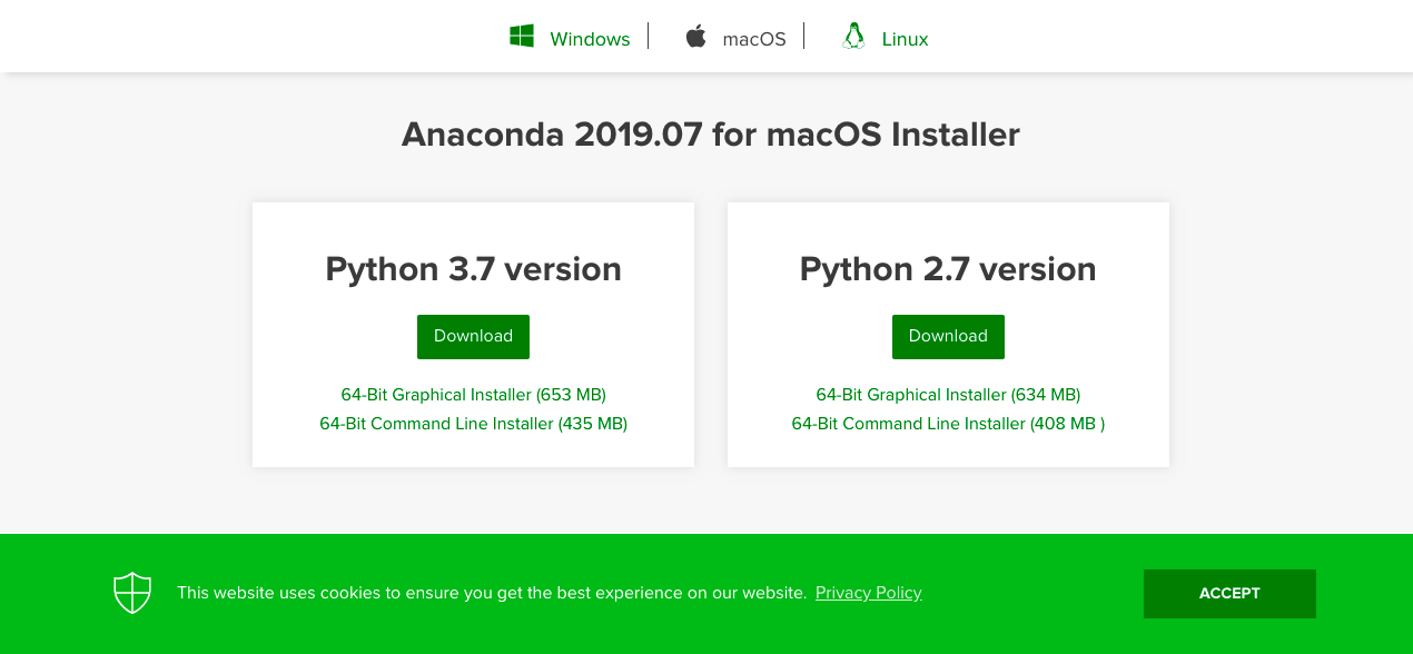 anaconda for mac